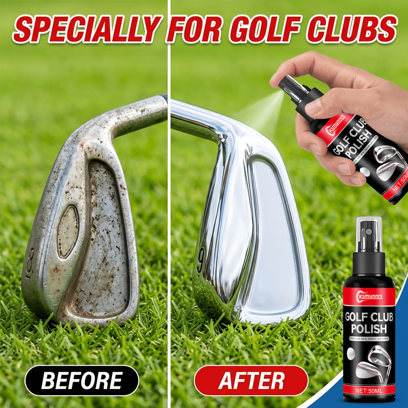 Golf Equipment Manager - プロ用ゴルフクラブ研磨スプレー、金属の輝きを回復する酸化除去剤、軽い傷のケアとクラブヘッドのメンテナンス用