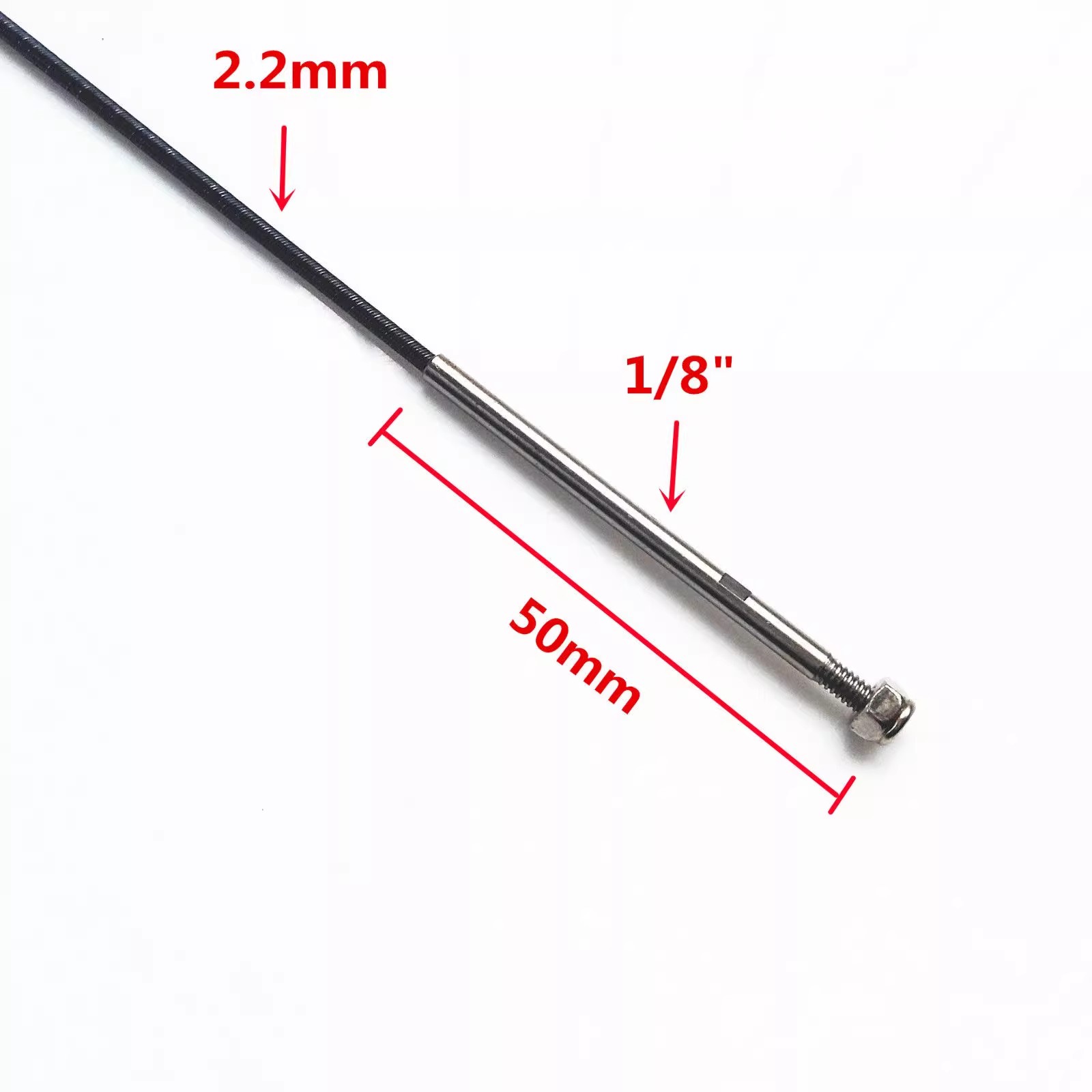 Shaft Flex Stiff - 3.175mm 統合フレックスシャフト 2.2 + 3.18 スティフシャフトヘッドブラシレス電動