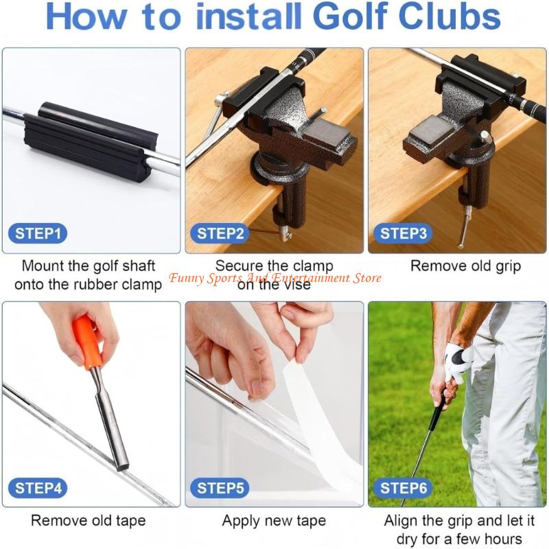 C4DE ゴルフクラブ修理バイスセット、フックカッターとテー - Grip Regrip Tape のレビューと価格