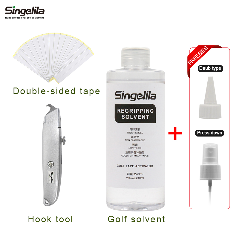 新しいゴルフクラブグリップキットテープストリップゴルフグリッ - Grip Regrip Tape のレビューと価格