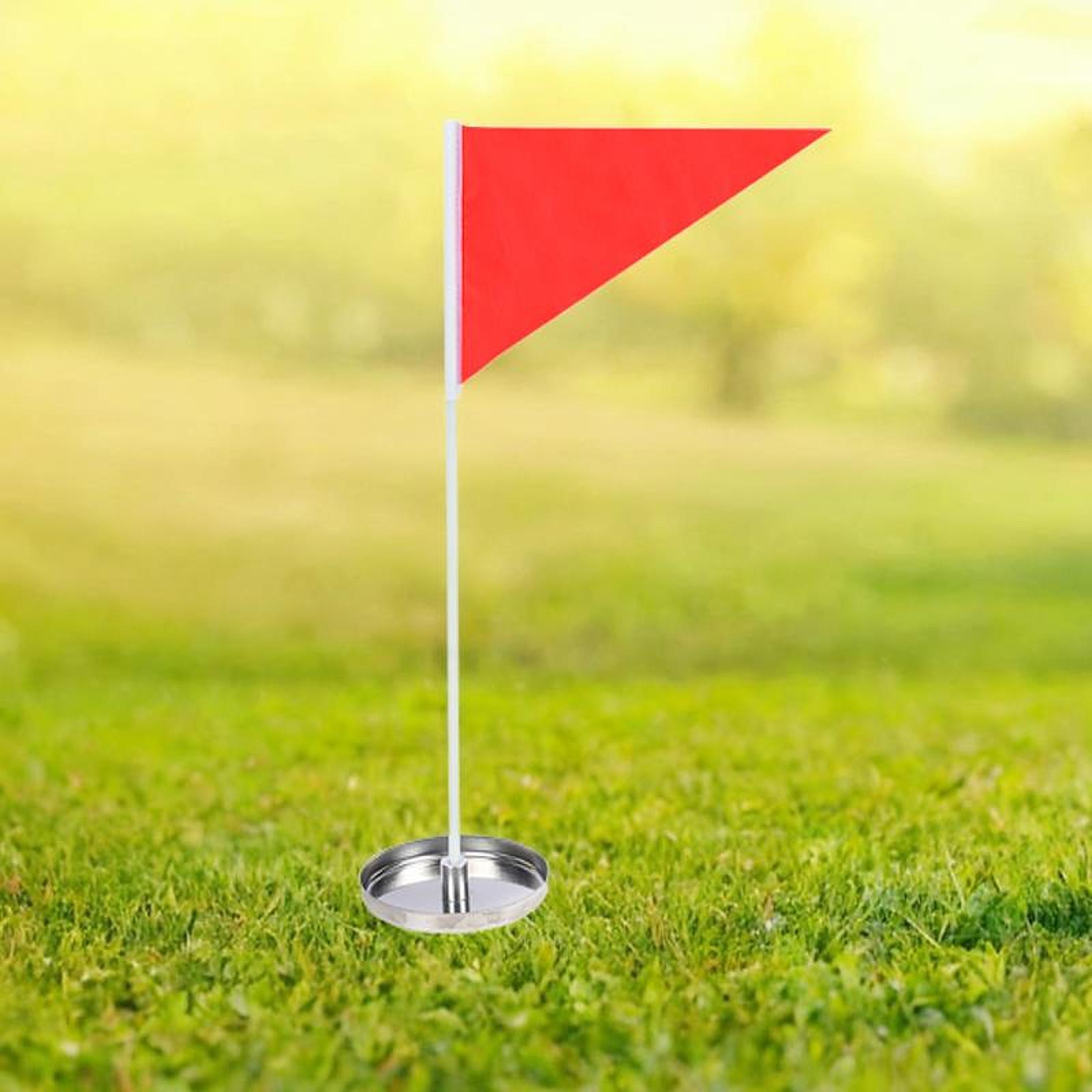 ゴルフホールカップとフラッグ付きステンレス製ゴルフパッティン - Golf Equipment Gifts のレビューと価格