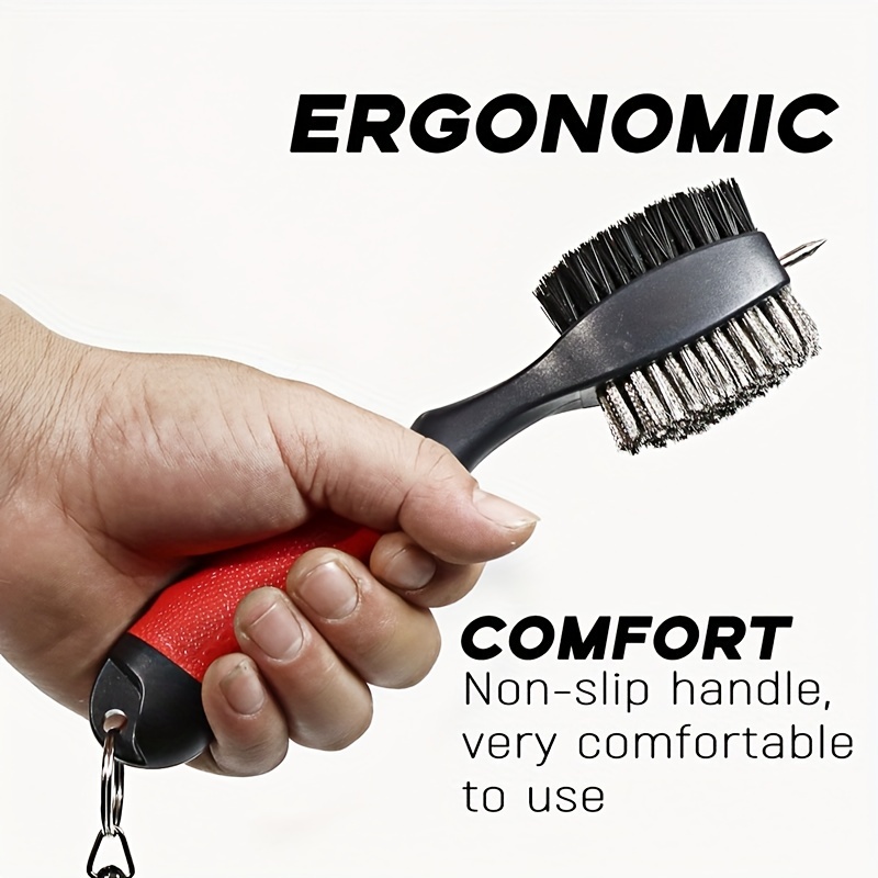 ゴルフクラブクリーニングブラシ、溝クリーナー、格納式大型ヘッ - Golf Equipment Gifts のレビューと価格