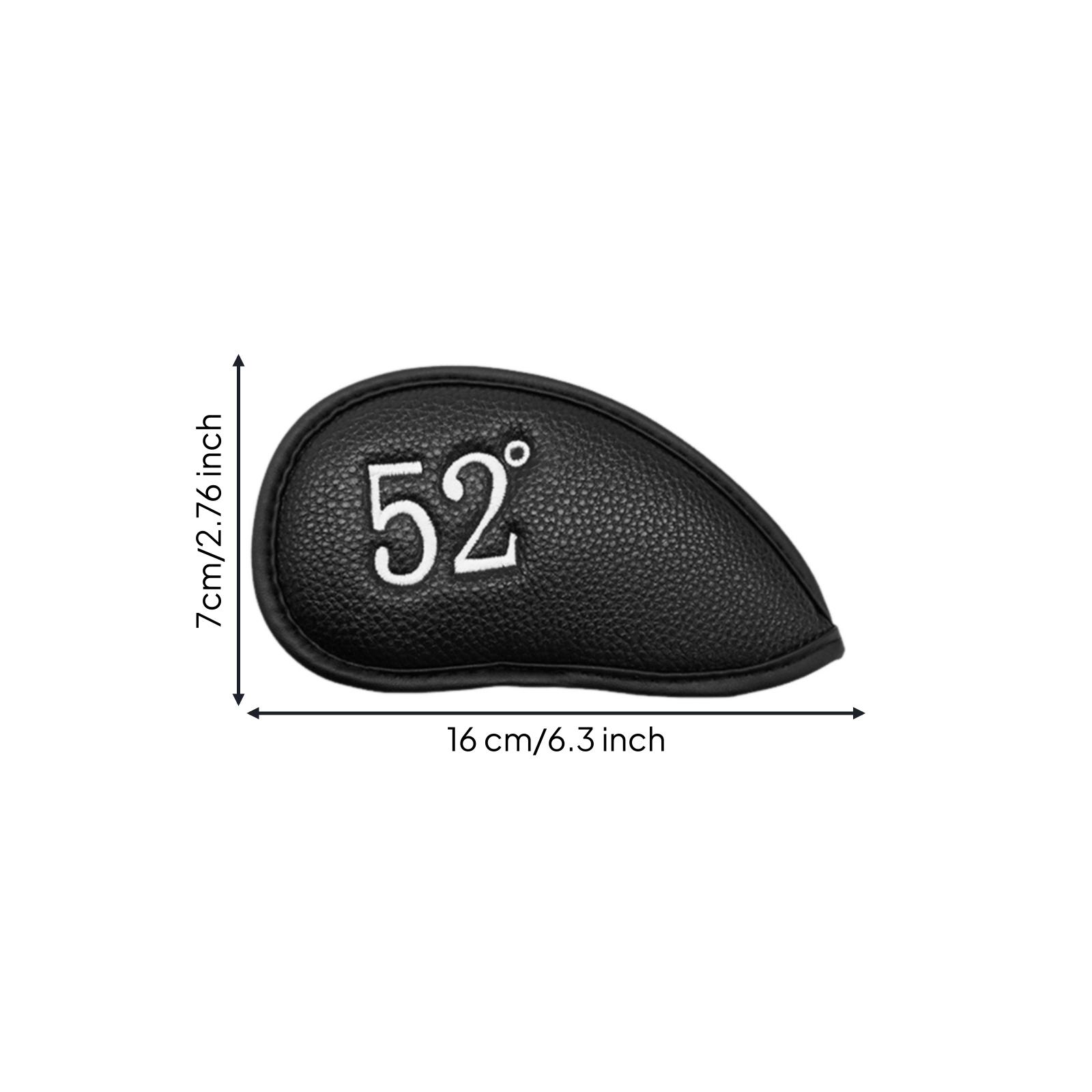 ゴルフクラブヘッドカバー 数字刻印入りPUレザー アイアンカ - Golf Equipment Manager のレビューと価格