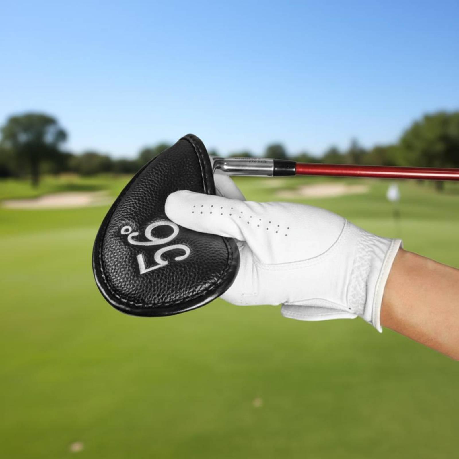 ゴルフクラブヘッドカバー 数字刻印入りPUレザー アイアンカ - Golf Equipment Manager のレビューと価格