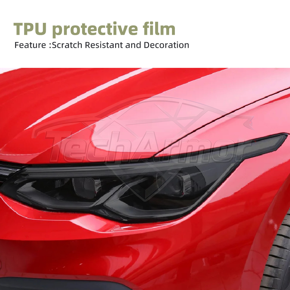 TPU 車のヘッドライト保護フィルムフォルクスワーゲンゴルフ - Golf Equipment And Accessories のレビューと価格