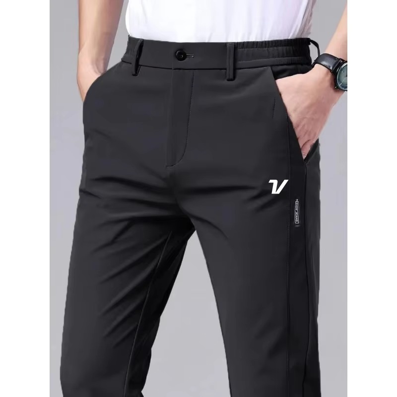 春のメンズゴルフウェアビジネスレジャー弾性ゴルフパンツファッ - Golf Equipment And Accessories のレビューと価格