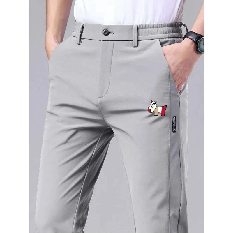春のメンズゴルフウェアビジネスレジャー弾性ゴルフパンツファッ - Golf Equipment And Accessories のレビューと価格