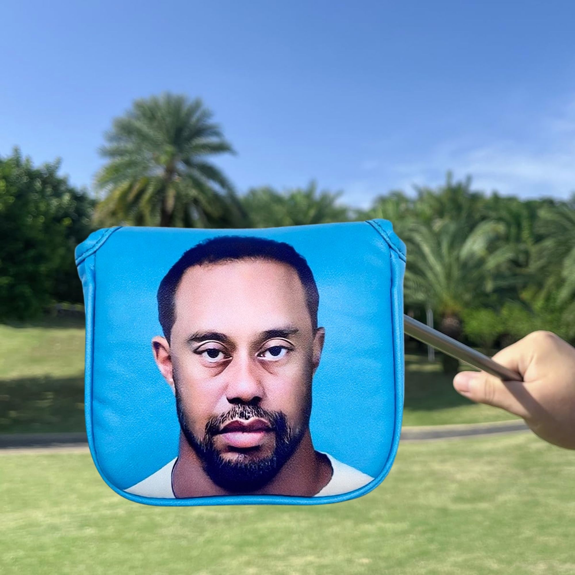 面白いゴルフマレットパターヘッドカバー ゴルフギフト、男性と - Golf Equipment And Accessories のレビューと価格