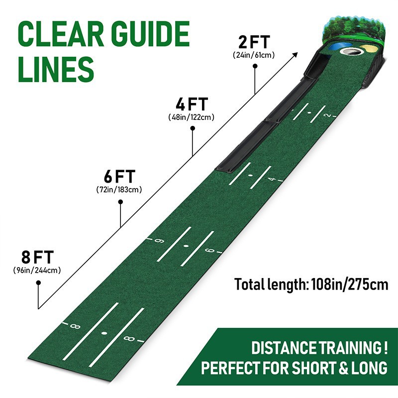 ゴルフパッティング練習器具 ゴルフトレーニング用品 屋内およ - Golf Equipment Gifts のレビューと価格