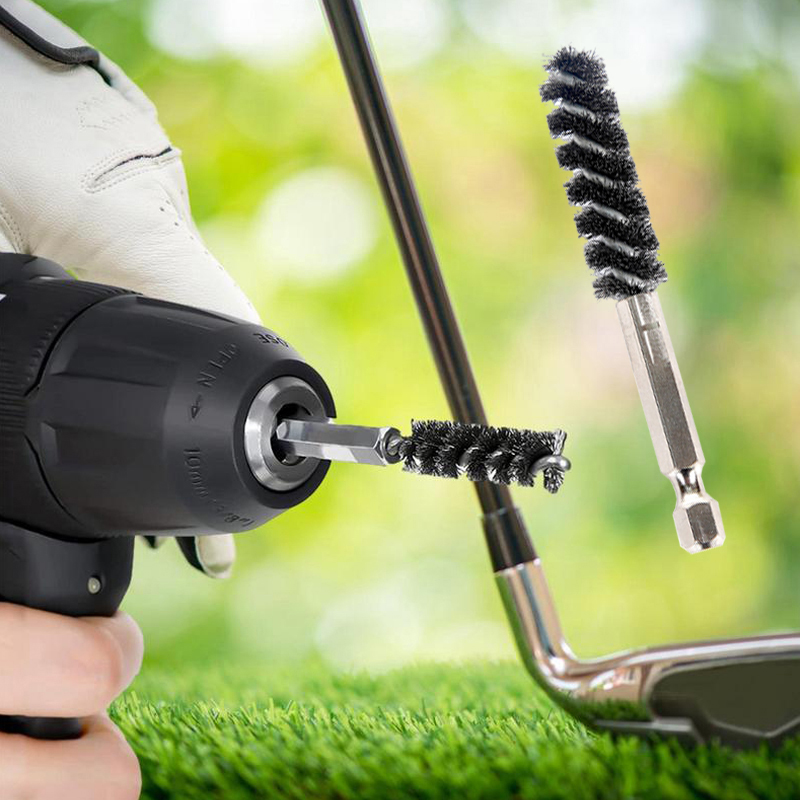 ゴルフクラブヘッドホーゼルブラシ電動ドリルワイヤーブラシ六角 - Golf Equipment Manager のレビューと価格